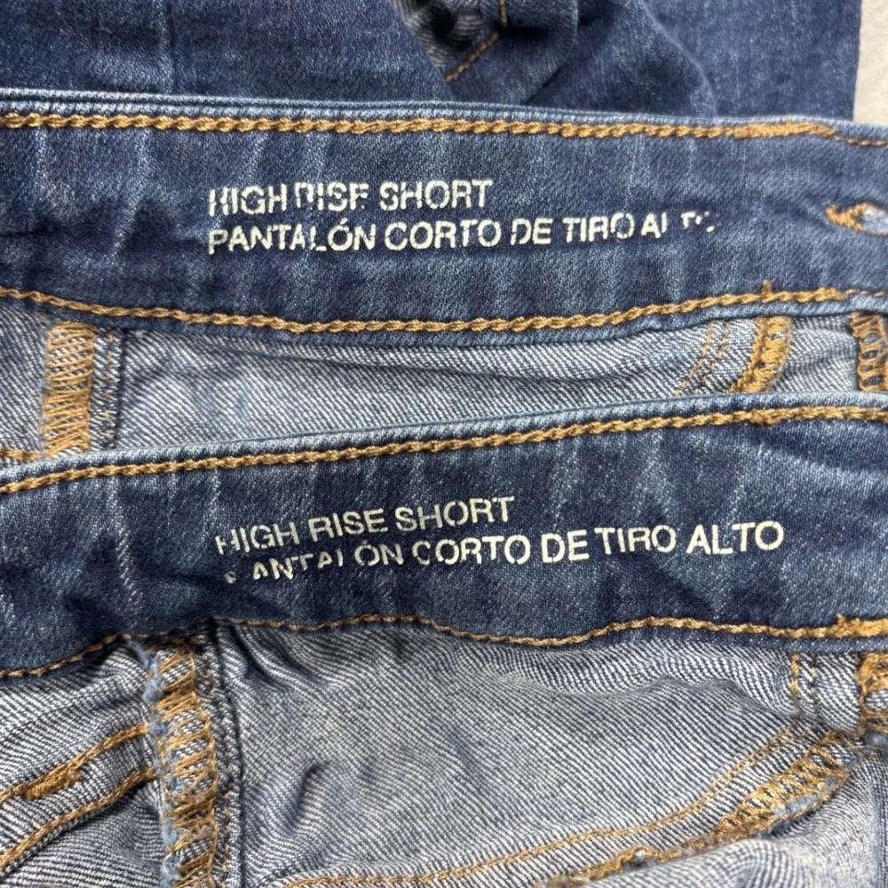 Wild Fable Denim Shorts 00/24R‎ High Rise Blue Jean Bundle 2 Pairs Stretch
